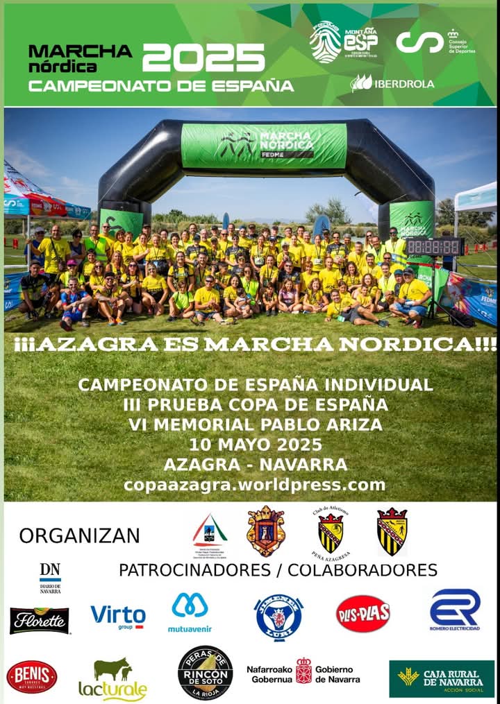 VI MEMORIAL PABLO ARIZA, CAMPEONATODE ESPA&Ntilde;A INDIVIDUAL DE MARCHA N&Oacute;RDICA